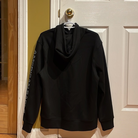 American Eagle- Black pullover hoodie with logo - Picture 2 of 5